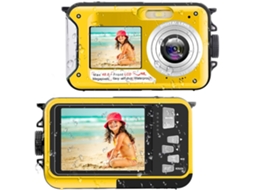 Câmera À Prova Dágua Câmera Subaquática Snorkeling Full Hd 2.7k 48mp Gravador De Vídeo*
