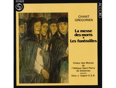 Cd Chant Grégorien La Messe Des Morts - Les Funérailles Accord