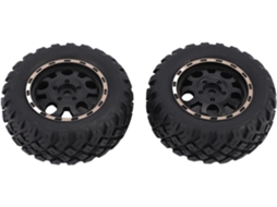 Pneus de Reposição Haiboxing 3101a para Caminhão Rc Par de Rodas de Borracha Antiderrapantes F4312 SFUSHOS