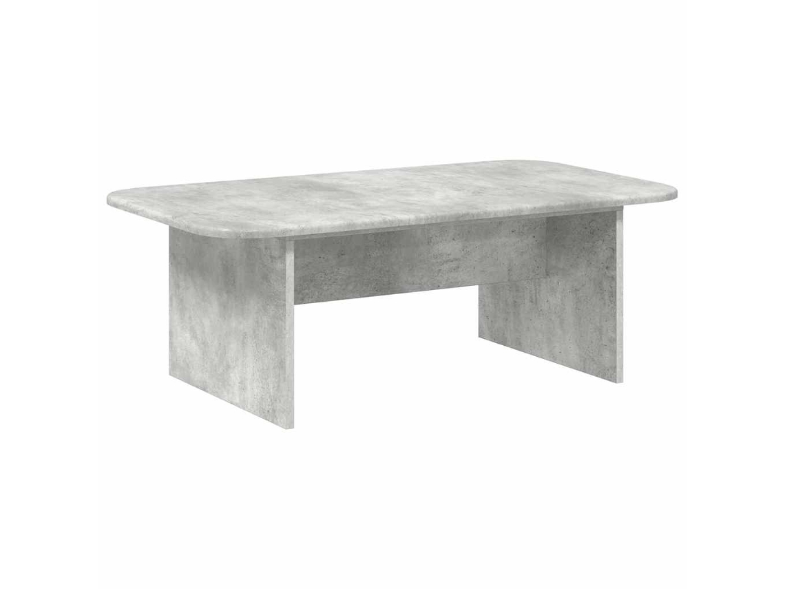 Mesa de Centro Cinzento com Madeira Processada (93x53x33 cm)