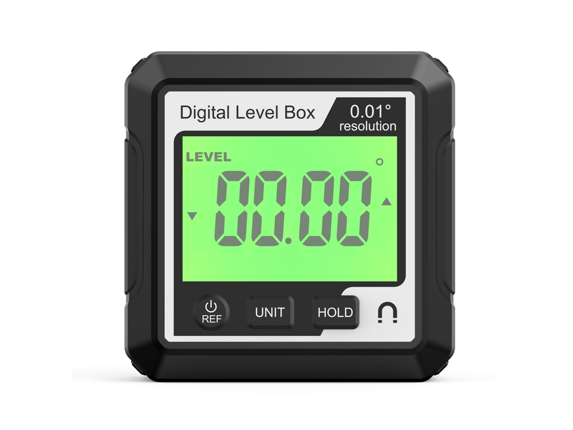 Nível Digital Clinômetro Com Base Magnética Lcd Precisão