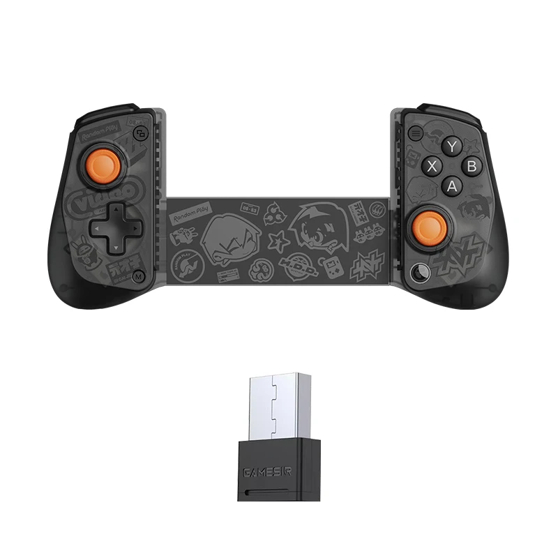 (preto) Controle De Jogo Retrátil Sem Fio, Ios/android/pc/switch, Bluetooth