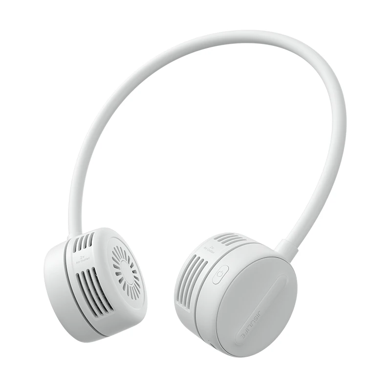 Ventilador de Pescoço MDUG USB com Design Sem Lâminas, Ajustável 360° e Mangueira Flexível