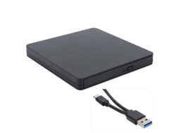 Lurelia Gravador Dvd Externo Usb 3.0, Leitor Cd/dvd Portátil Para Laptop, Pc E Mac