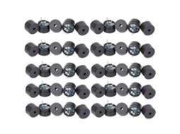 50 Peças Buzzer Passivo Eletromagnético 16ohm Ac 2khz 3v-12v Módulo De Qualidade