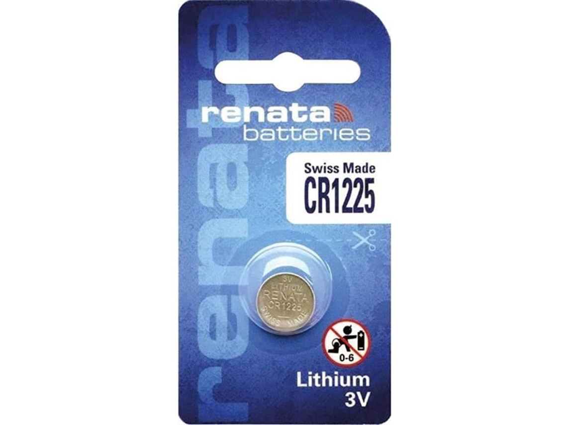 Pacote de Bateria de Lítio RENATA Cr1225 com 10