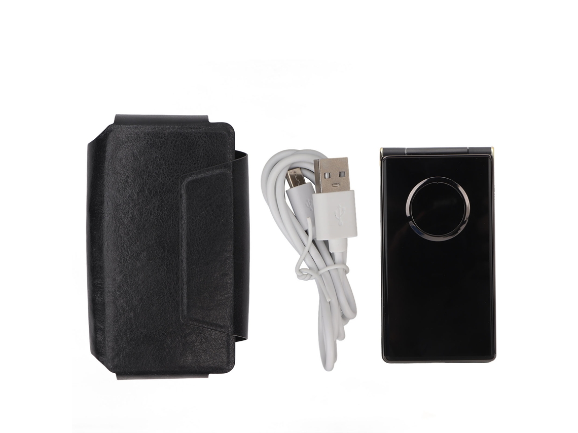 Telefone flip 2g para idosos, tela grande, bateria 5900 Mah, dual sim, resistente, decoloração