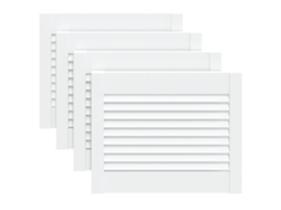 Cabinet Door, Cabinet Doors Vidaxl Branco Madeira De Pinho (39.5 X 49.4 Cm)