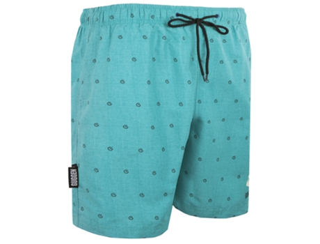 Calção de Banho Masculino GUGGEN MOUNTAIN Zm1605 no Estilo Do Logotipo Guggen (Verde - M)