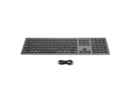 Teclado Bluetooth Com Teclado Numérico 110 Teclas Antiderrapante Para Os X Windows Android