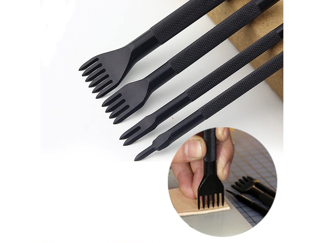 Laxiscreed Conjunto De Ferramentas Para Costura Em Couro Para Diy Com Ferramenta De Fachar