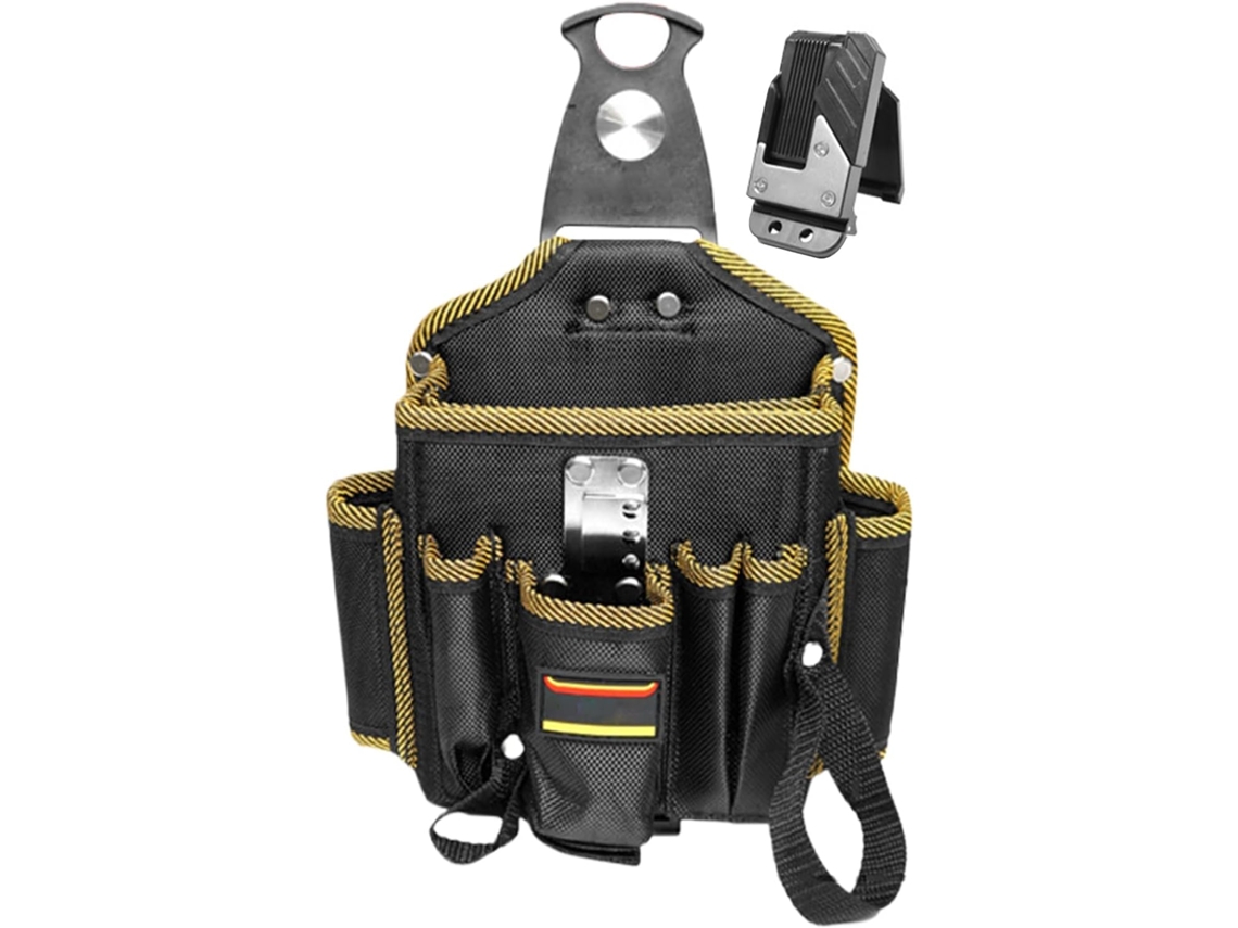 Bolsa de cintura para ferramentas Carpinteiro, grande capacidade e leve.