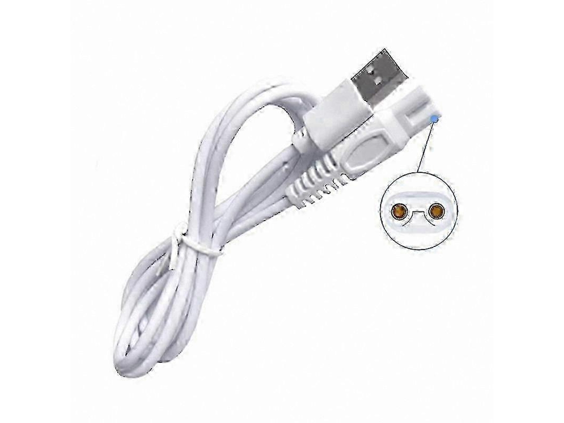 Cabo Carregador Usb Compatível Com Barbeador E Aparador Corporal, 5v