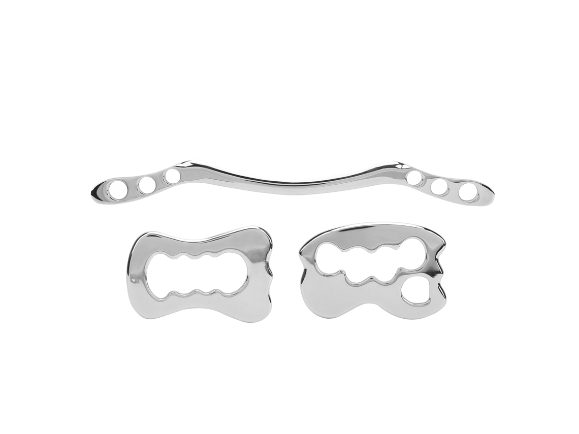 Placa De Raspar Gua Sha De Acero Inoxidable Para Masaje Corporal Cuello Hombros Herramienta De Masaje