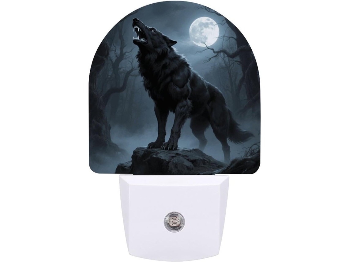 Luminária De Parede Com Sensor Crepuscular, Led 0,5 W, Design Moderno