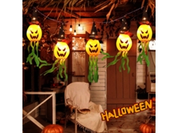 Lanterna de Halloween com Abóbora Led e Fantasma LAXISCREED