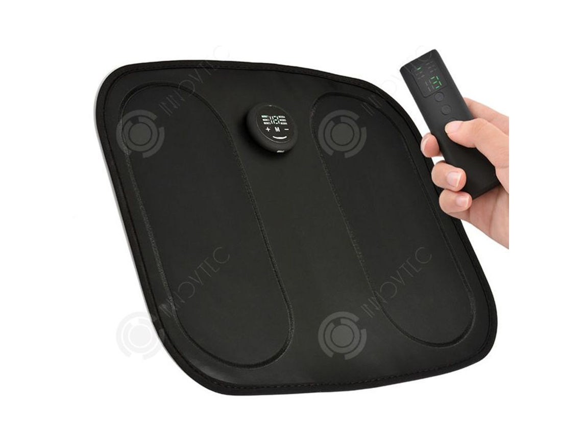 Masseur Inn Inteligente 35 X 11 Cm Material Em Couro Pu 6 Modos 18 Níveis De Intensidade Relaxamento Profundo Controle Remoto Masseur De Pi