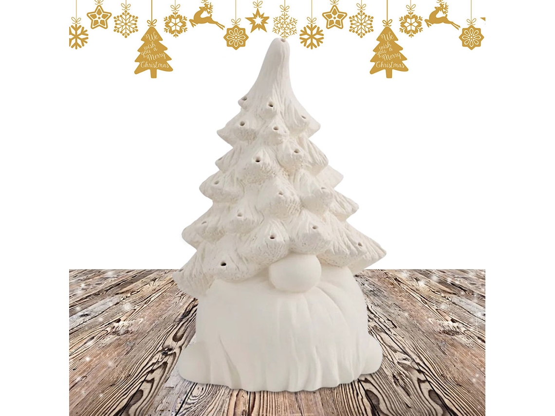 Decoração De Mesa De Árvore De Natal Gnomos De Resina