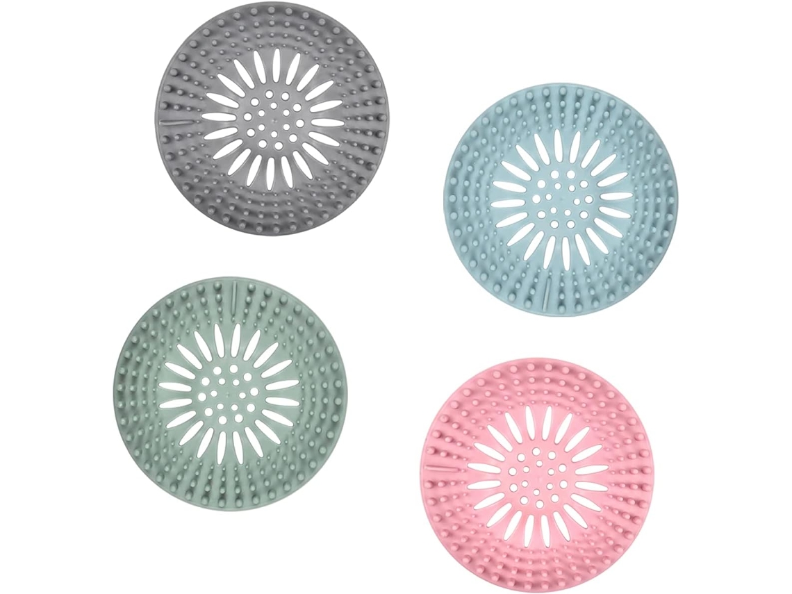Filtro De Cabelo De Silicone Para Unidade, Coador De Pia, Ralo