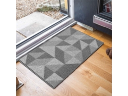 2026 alfombra Antideslizante de 60x90 Cm, Lavable a Máquina, Absorbente, Duradera, para Entrada, Pasillo, Jardín, Color Gris.