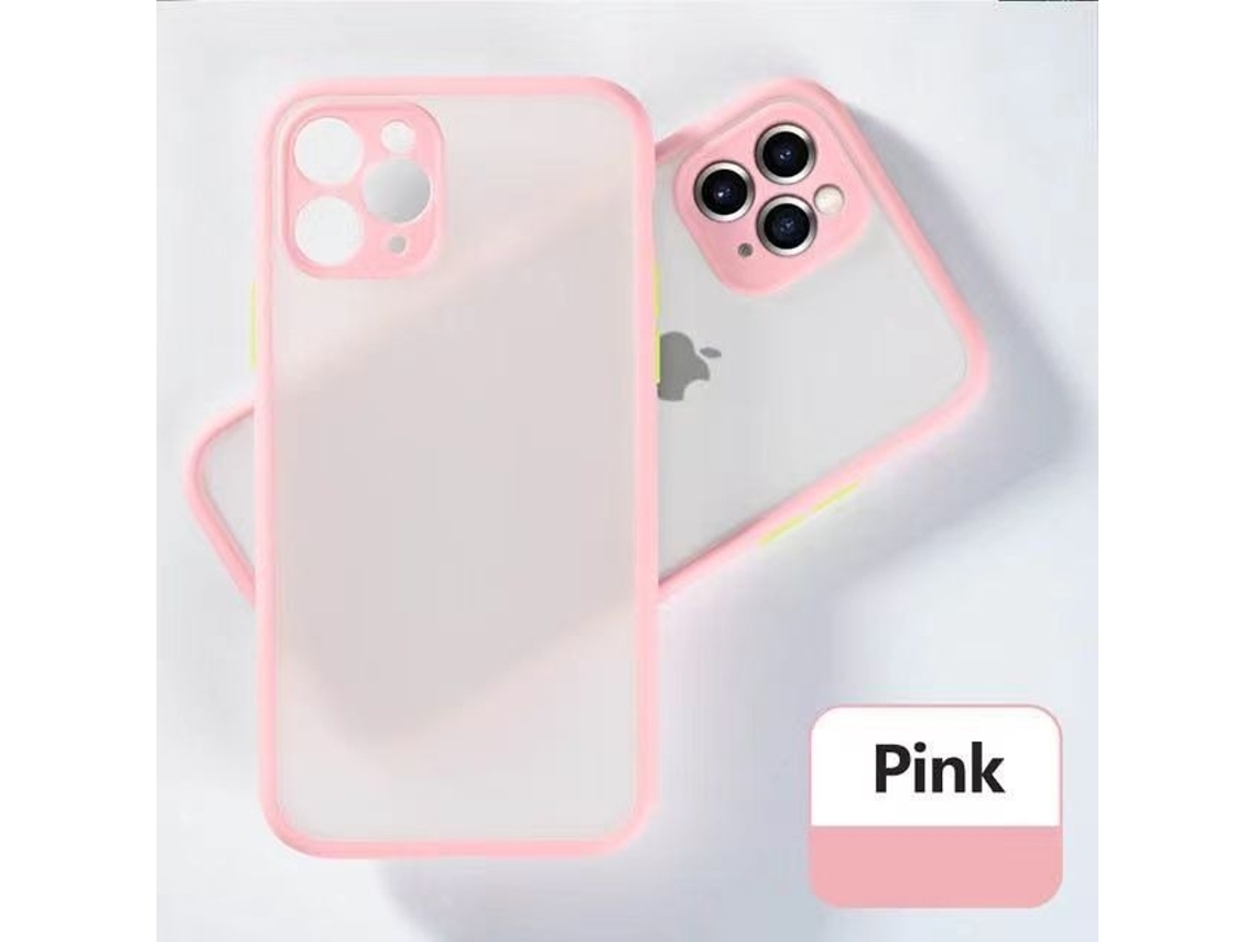 Capa Para Iphone 17 Air Rosa Com Acabamento Fosco