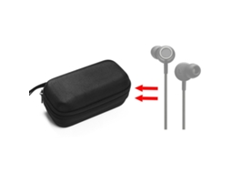 Bolsa Armazenamento Com Fio Guia Halinuia Modelo Mdeq (compatível Marshall Mode Eq, Dimensões 11,5×5,5×5 Cm)