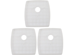 Kit Com 3 Filtros De Reposição Laváveis Para Aspiradores Pó