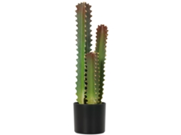 Cato Artificial 66 Cm Planta Artificial Decorativa com Vaso e 3 Folhas para Decoração de Interiores Verde LAMAISON