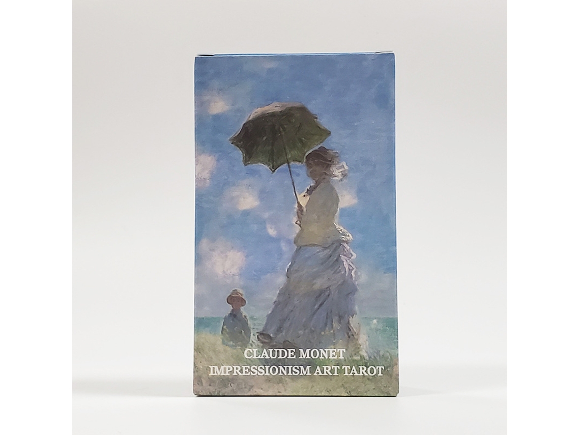 Tarô Monet Impressionista - 78 Cartas De Papel, Medindo 10,3 X 6 Cm