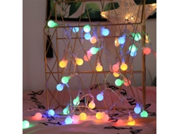 Cordão De Luzes Em Formato De Globo, Alimentado Por Usb, Ideal Para Natal, Jardim, Pátio, Ambientes Internos E Externos, E Quarto(5 M, 50 Luzes Led