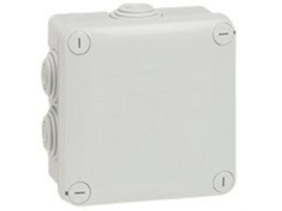 Caixa De Junção Plexo Legrand 100x100 Mm Cinza Retangular