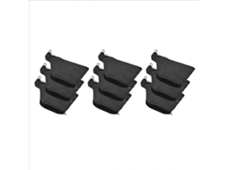 Saco Coletor De Pó Preto Com Zíper Para Serra De Esquadria Modelo 255 (3 Peças)