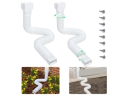 Extensões De Canal De Chuva Flexíveis Alongáveis Com Conector De Água