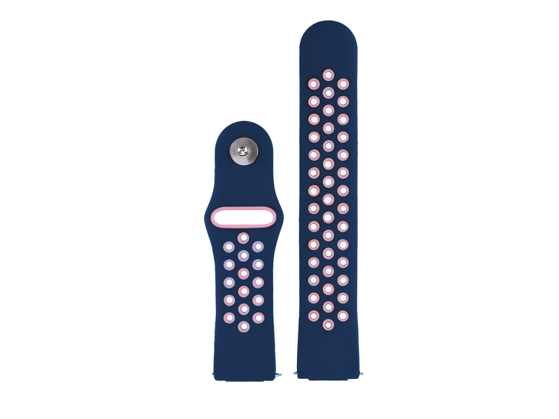 Pulseira de Substituição de Silicone Compatível com Fitbit Versa Design de Dois Tons EOOCOO