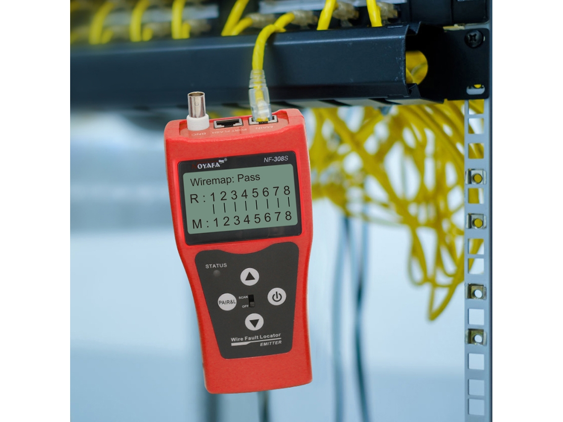 Testador De Cabos E Localizador Linhas Lcd Noyafa