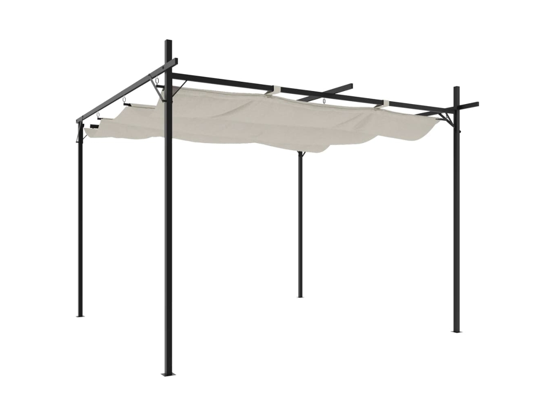 Pergola, Pergolas Vidaxl Creme Tecido (295 X 292 X 230 Cm)