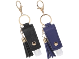 Conjuntos De Garrafas Vazias Portáteis Com Capa Impermeável E Chaveiro Com Tassel