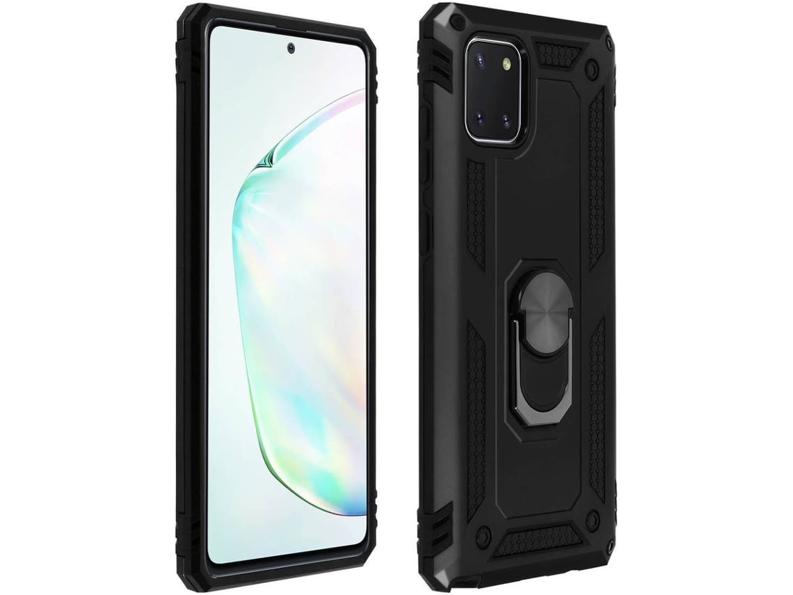 Lurelia Capa Com Anel Para Samsung Galaxy Note 10 Preto