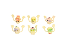 Ats mini Marionetas de Dedo Monstruos Halloween para Fiesta Regalo para Niños Juguete Broma