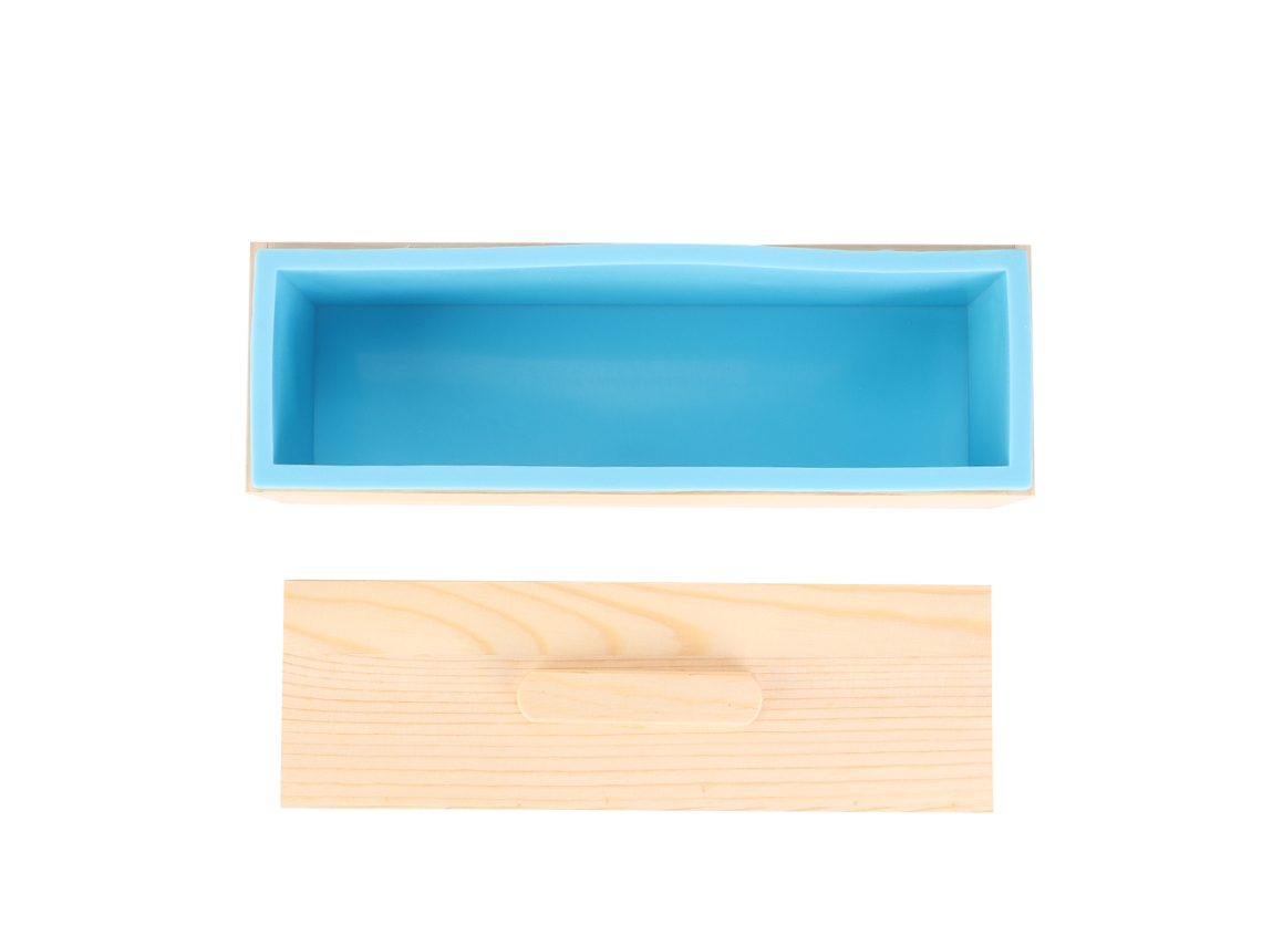 Caixa de Silicone para Sabonete Artesanal 1.2kg com Cortador de Fio Preciso Fácil Demoldagem | S/MARCA