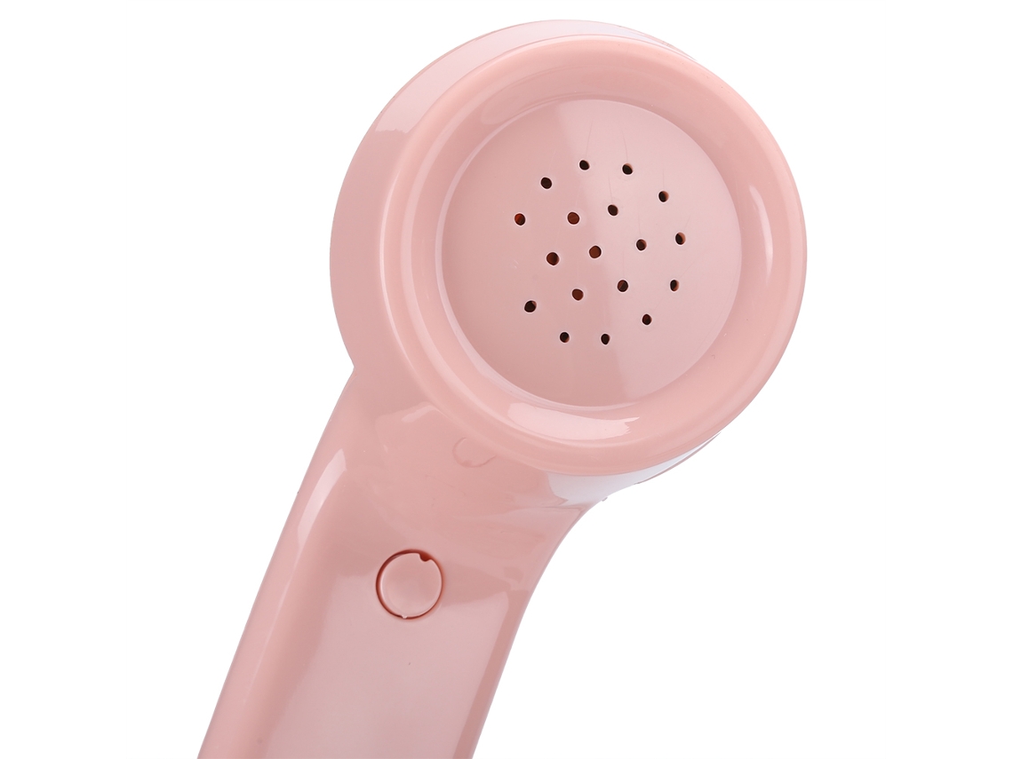 Telefone Vintage Com Fio De Alta Definição E Qualidade De Chamada Para Escritório Doméstico Rosa Slowmoose
