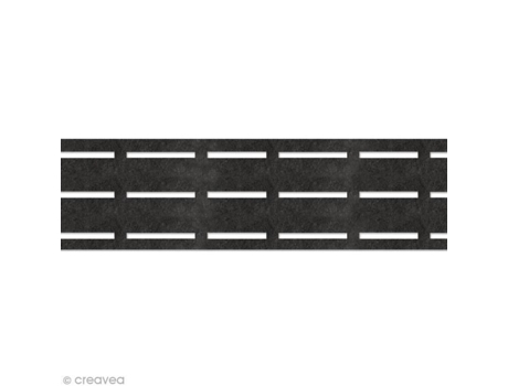 Perfobande Cinto 7 Cm Preto Por Metro Vlieseline (sob Medida)