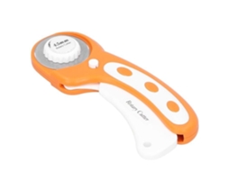 Cortador Rotativo com Cabo de Empurrar 45 Mm Ideal para Tecido, Couro e Papel Ferramentas para Costura e Artesanato AQUAFORGE