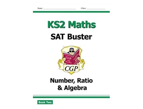Livro ks2 maths sat buster: number, ratio & algebra - book 2 (for the 2023 tests) de cgp books (inglês)