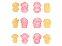 Laxiscreed Moldes De Natal 3d Para Biscoitos, Confeitar E Cortar Pastelaria