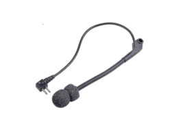 Microfone de Substituição com Haste, Compatível com Fones de Ouvido Peltor Comtac Ii/iii 2/3, com Conector de 2 Pinos AQUAFORGE