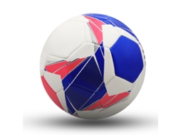 Bola Futebol Tamanho 5 Azul/branca/vermelha 21,5cm ZYBLSSBB