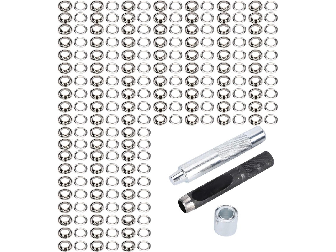 Kit Com 100 Ilhós De Latão Para Artesanato, Acessórios Vestuário,