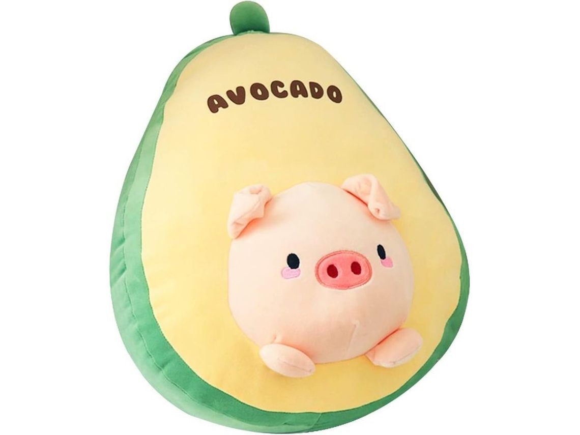 2026 almohada de Peluche de Cerdo Cute Aguacate Suave Juguete de Peluche Regalo para Niños Halloween Navidad
