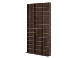 Armário Cd, 36 Compartimentos, 1116cd 528dvd. 102x23,5x195cm Marrom